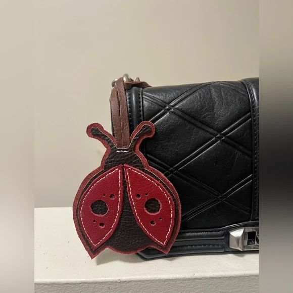 Handmade Ladybug Bag Charm - Picture 1 of 5